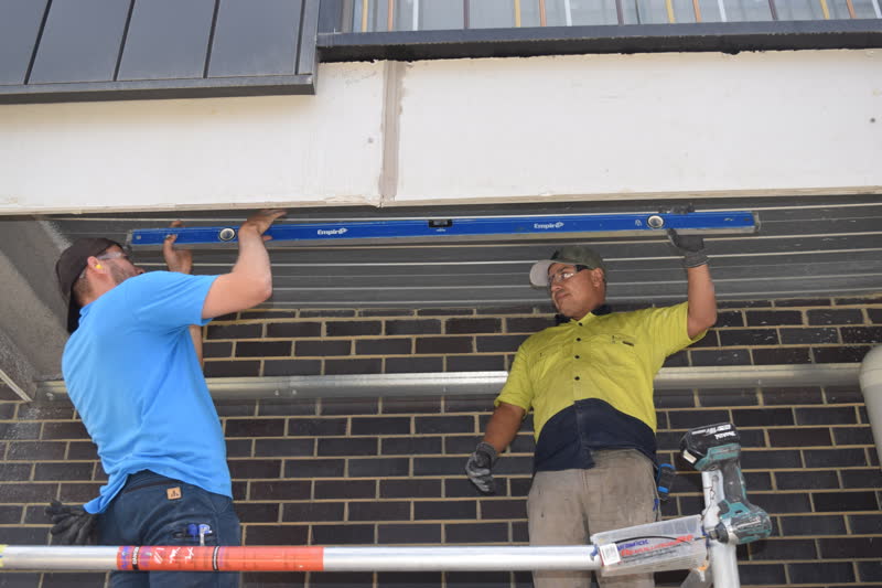 Commercial development construction works in South Melbourne